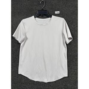 Lululemon Swiftly Tech Short Sleeve T-Shirt Womens Size 8 Light Gray Crew Neck